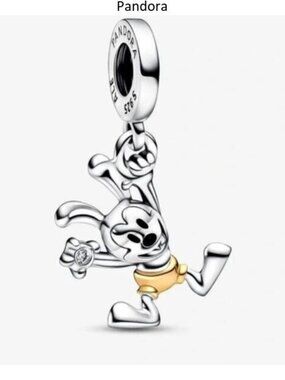 Pandora Disney Anniversary Oswald 0.009 ct tw Lab-created Diamond Dangle Charm